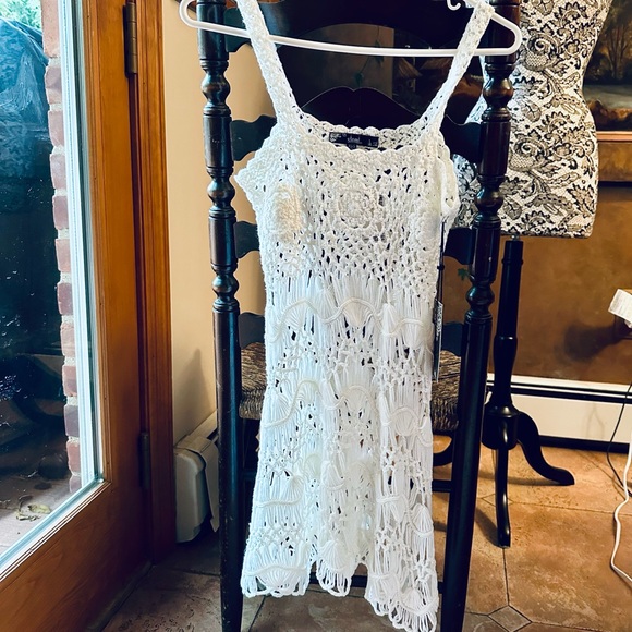 ✨💖 White Crochet Tank Tunic 💖 - Picture 5 of 8